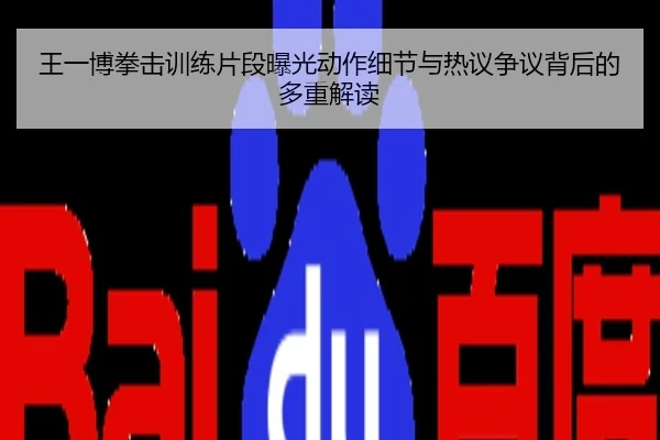 王一博拳击训练片段曝光动作细节与热议争议背后的多重解读